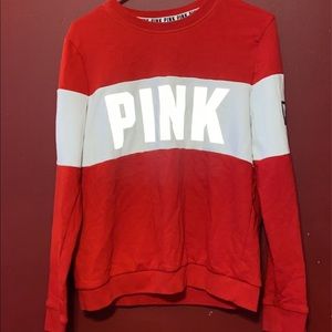 Pink vs crew neck